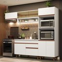 Ver imagem 1 de Armário de Cozinha Completa 260cm Branco Reims Madesa 07