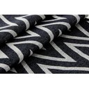 Ver imagem 5 de Kit Tapetes e Passadeira De Cozinha 3 Peças Antiderrapante Chevron Zig Zag Geométrico Preto e Cinza