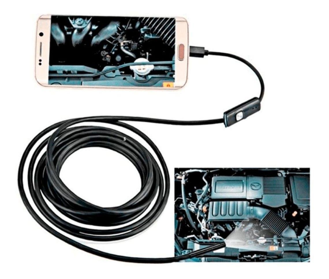 Câmera Endoscópio 5m 7mm À Prova D'água - Android Usb Tipo-c - 2