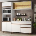 Ver imagem 1 de Cozinha Compacta Reims com Armário e Balcão Branco Madesa