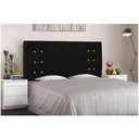 Ver imagem 4 de Cabeceira Gênova para Cama Box Solteiro 90 Cm Suede - D’Rossi Cor Preto