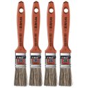 Ver imagem 1 de Pincel Trincha Média 25mm Cerdas Gris para Pintura Latéx e Acrílica | Atlas | Kit 04 Un