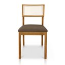 Ver imagem 4 de Cadeira de Jantar e Living Millie com Tela Natural Estofada Linho - Desk Design