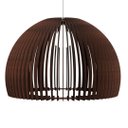 Ver imagem 1 de Luminária Teto tipo Pendente CASABLANCA MDF - Completa - Cor: Marrom