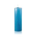 Ver imagem 2 de Kit Copo Suporte Vidro para Vela + 3 Velas Votivas 7 Dias Azul Claro 250g