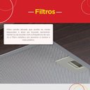 Ver imagem 2 de Coifa de Parede 75cm Vidro Curvo Duto Slim Nardelli Black