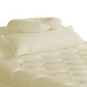 Ver imagem 3 de Maca Estofada Estética Capitonê 80 Cm Suede Marfim - Fm
