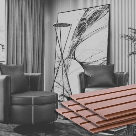 Painel Ripado/forro Lambri Louro Freijo 2750 X 455 X 9mm - Caixa com 4 Painéis = 5m2