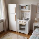 Ver imagem 2 de Kit Mini Cozinha Infantil com Geladeira - Cinza