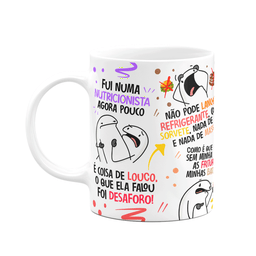 Caneca Divertida Flork - o Desaforo da Nutricionista - 1