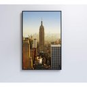 Ver imagem 3 de Quadro Empire State 40x60 Cm Tecido Canvas