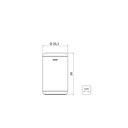 Ver imagem 2 de Lixeira Inox Tramontina Portofino e Aro e Base 10l