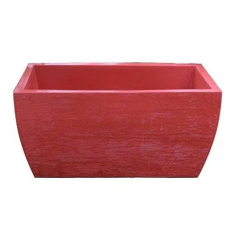 Kit 2 Vaso Planta 50x25 Jardineira Floreira Polietileno - TERRACOTA 016
