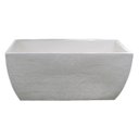 Ver imagem 1 de Kit 2 Vaso Planta 65x30 Jardineira Floreira Polietileno - BRANCO 006