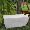 Ver imagem 2 de Kit 2 Vaso Planta 65x30 Jardineira Floreira Polietileno - BRANCO 006
