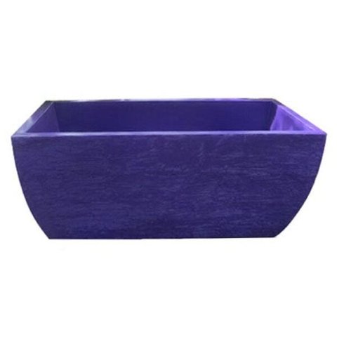 Kit 2 Vaso Planta 65x30 Jardineira Floreira Polietileno - LILAS VIOLETA 008
