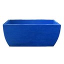Ver imagem 1 de Kit 2 Vaso Planta 65x30 Jardineira Floreira Polietileno - AZUL ARARA 009