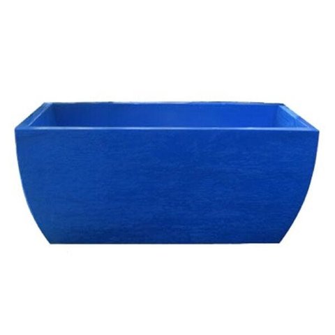 Kit 2 Vaso Planta 65x30 Jardineira Floreira Polietileno - AZUL ARARA 009