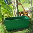 Ver imagem 3 de Kit 2 Vaso Planta 65x30 Jardineira Floreira Polietileno - VERDE BANDEIRA 011