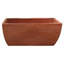 Ver imagem 1 de Kit 2 Vaso Planta 65x30 Jardineira Floreira Polietileno - TERRACOTA 016