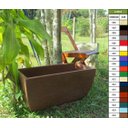 Ver imagem 3 de Kit 2 Vaso Planta 65x30 Jardineira Floreira Polietileno - FERRUGEM 017