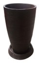 Ver imagem 2 de Kit Vaso Planta + Prato 65x40 Oval Moderno Polietileno - TERRACOTA 016