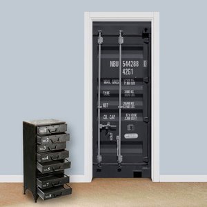 Adesivo de Porta Container Arte Destaque P - 0,73 X 2.13 Metros