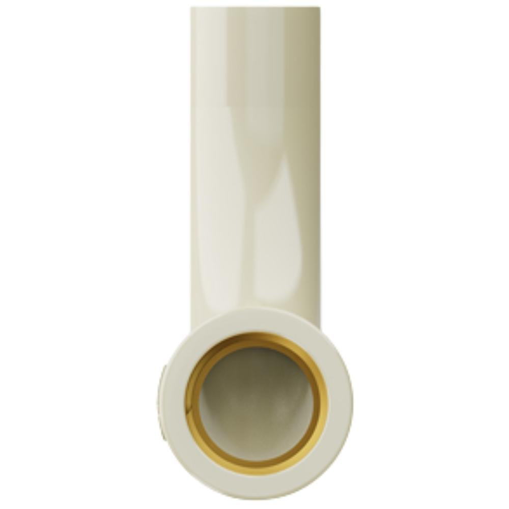 Kit 5 Tê Aquatherm Misturador C/ Transposição Cpvc Bege Condução Água Quente 3/4 Polegadas - 4