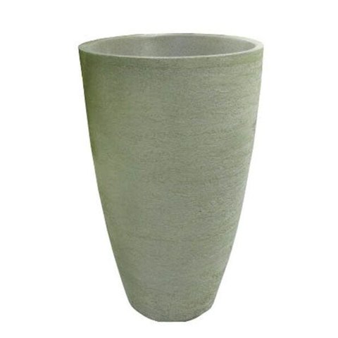 Kit 2 Vaso Planta 65x40 Oval Moderno Polietileno - AREIA 001