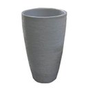 Ver imagem 1 de Kit 2 Vaso Planta 65x40 Oval Moderno Polietileno - CINZA CIMENTO 004