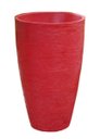 Ver imagem 1 de Kit 2 Vaso Planta 65x40 Oval Moderno Polietileno - VERMELHO PAU BRASIL 005