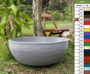 Ver imagem 1 de Vaso Planta 80x30 Bacia Polietileno - CINZA CIMENTO 004