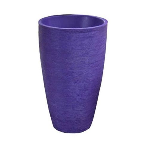 Kit 2 Vaso Planta 65x40 Oval Moderno Polietileno - LILAS VIOLETA 008