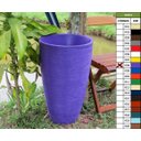 Ver imagem 2 de Kit 2 Vaso Planta 65x40 Oval Moderno Polietileno - LILAS VIOLETA 008