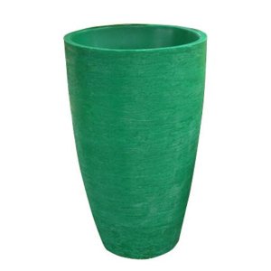 Kit 2 Vaso Planta 65x40 Oval Moderno Polietileno - VERDE BANDEIRA 011