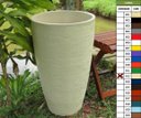 Ver imagem 2 de Kit 2 Vaso Planta 65x40 Oval Moderno Polietileno - BEGE CASTANHA 012