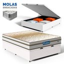 Ver imagem 4 de Cama Box Baú com Colchão de Molas Ensacadas Double Face Pillow Euro Alfa Probel Casal 138cm