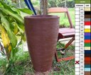 Ver imagem 2 de Kit 2 Vaso Planta 65x40 Oval Moderno Polietileno - FERRUGEM 017