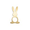 Ver imagem 1 de Porta Guardanapo Coelho Frente Kit 4 Peças 5,5cmx10cm- Cria Arte Laser Dourado
