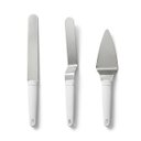Ver imagem 1 de Kit 3 Espátulas Confeiteiro Inox para Alisador Bolo Tortas