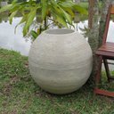 Ver imagem 3 de Vaso Planta 60x60 Esférico Rústico Polietileno - AREIA 001