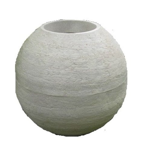 Vaso Planta 60x60 Esférico Rústico Polietileno - AREIA 001