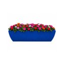 Ver imagem 1 de Vaso Planta 100x30 Jardineira Floreira Polietileno - Azul Arara 009