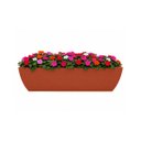 Ver imagem 1 de Vaso Planta 100x30 Jardineira Floreira Polietileno - Terracota 016