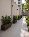 Ver imagem 4 de Vaso Planta 100x30 Jardineira Floreira Polietileno - Ferrugem 017