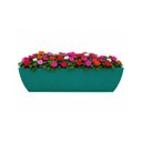 Ver imagem 1 de Vaso Planta 100x30 Jardineira Floreira Polietileno - Azul Turquesa 018