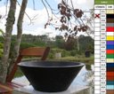 Ver imagem 1 de Vaso Planta 40x15 Bacia de Mesa Polietileno - PRETO 002