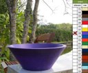 Ver imagem 1 de Vaso Planta 40x15 Bacia de Mesa Polietileno - LILAS VIOLETA 008