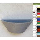 Ver imagem 1 de Vaso Planta 40x15 Parede Polietileno - CINZA CIMENTO 004