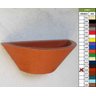 Vaso Planta 40x15 Parede Polietileno - TERRACOTA 016 - 1